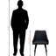 Ensemble de chaises de salle à manger deux pièces Pier H 33,26 po x l 17,32 po x P 23,78 po Pier