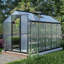 Aoodor Aluminum Walk-In Greenhouse with Polycarbonate Panels-87292388-95996360