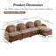 Canapé modulaire moderne 4 places Teddy Cloud Comfort, Teddy