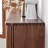 Sleek Walnut Buffet With Storage 63'' Sideboard