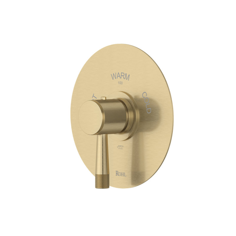 Amahle 3/4" Thermostatic Trim without Volume Control, Antique Gold