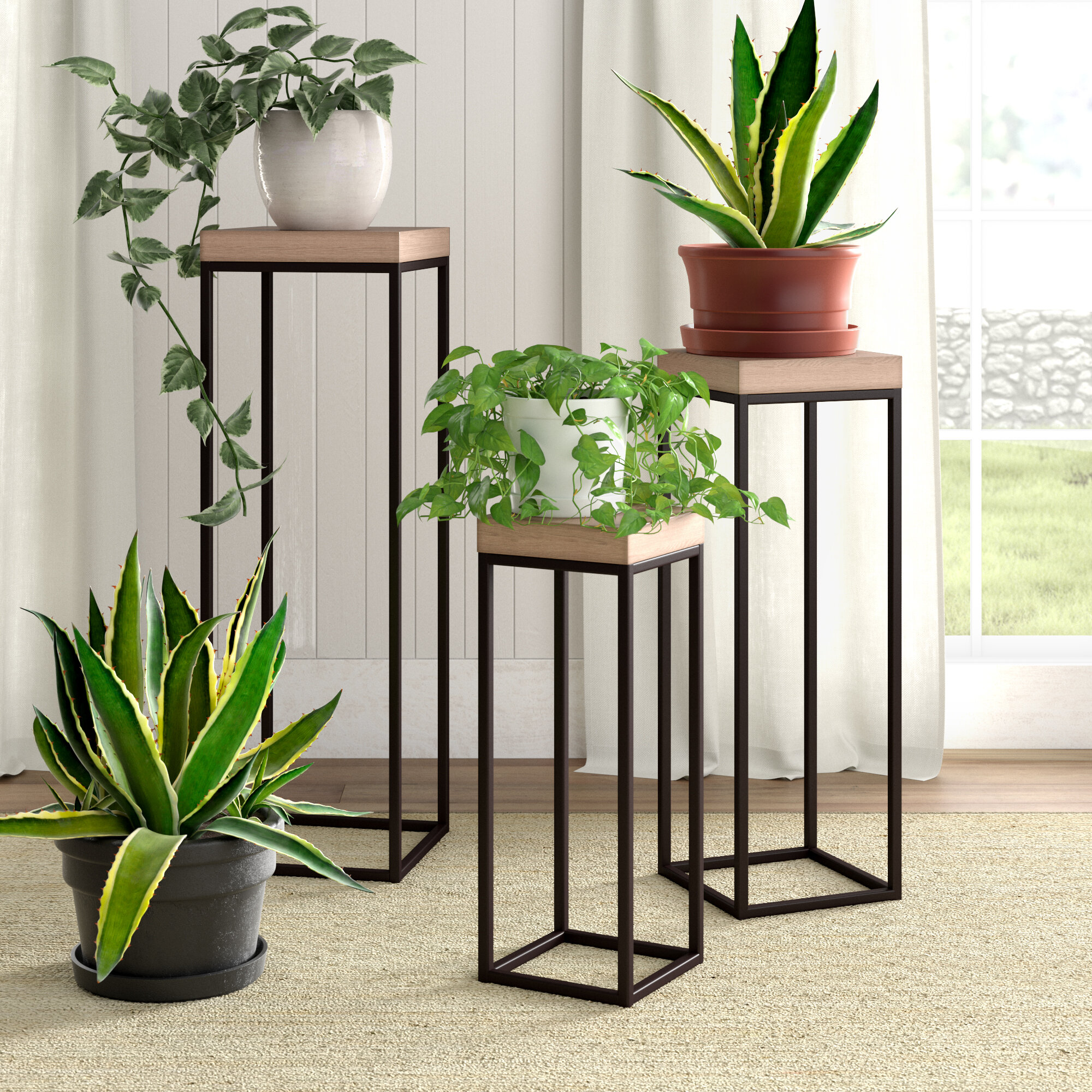 Nesting Plant Stands & Tables You'll Love | Wayfair