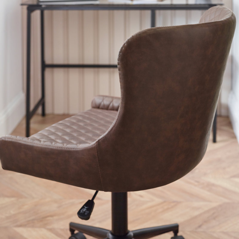 Atanya Office Chair, Brown