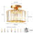 Crystal Semi Flush Mount-890024455