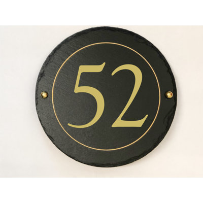 Easingwold 24cm H Stone House Number