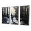 «Biking In The Winter Woods» - Ensemble de décorations murales vélo-2117816898-2117816897