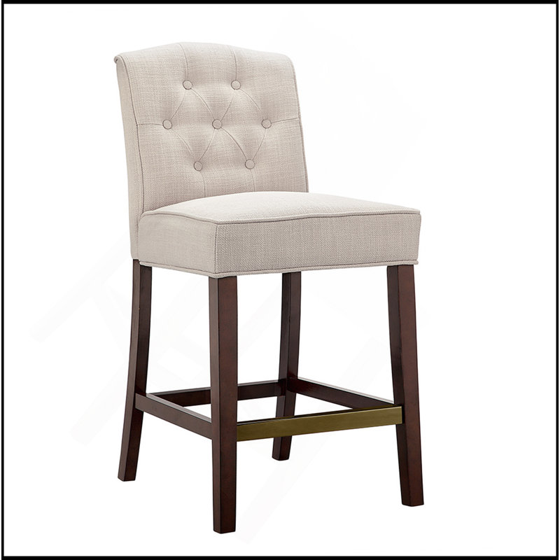 Tabouret de comptoir touffeté