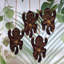3.5'' Handmade Wood Animals Holiday Shaped Ornament