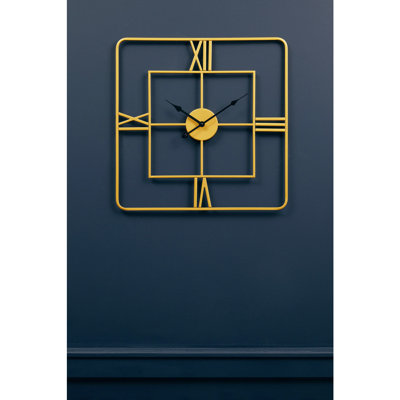 Braelynn Metal Wall Clock