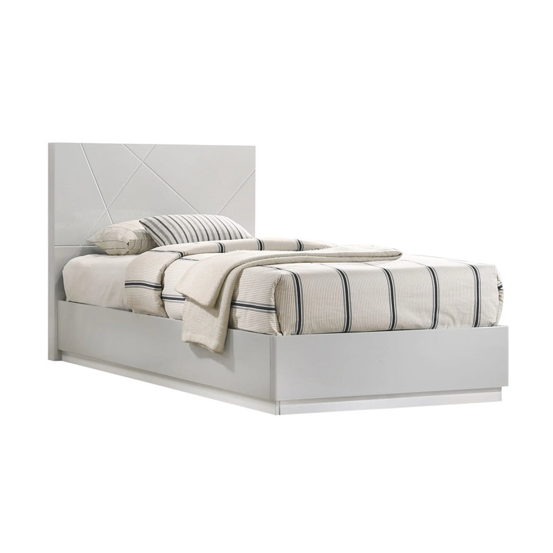 Mchenry Platform Bed, Twin, Gray