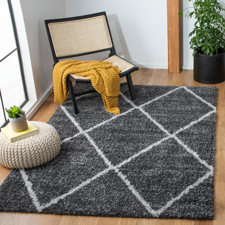 Pouliot Shag 500 Performance Geometric Rug