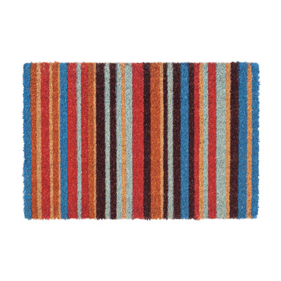 Nicola Spring - Coir Door Mat - Pinstripe