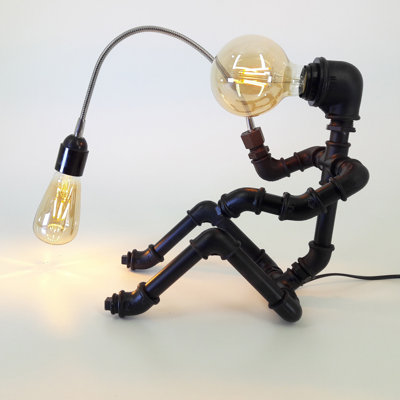 Lampe de table noire 12,6 po Mcburney