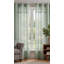 Rideau Aftonshire aspect lin vert sauge, panneau à œillets de 213 cm avec cantonnière