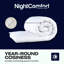 NightComfort Deluxe 10.5 Tog Feels Like Down All Season Microfibre Duvet-55801907