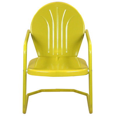 Fauteuil tulipe rétro d'extérieur 34 pouces