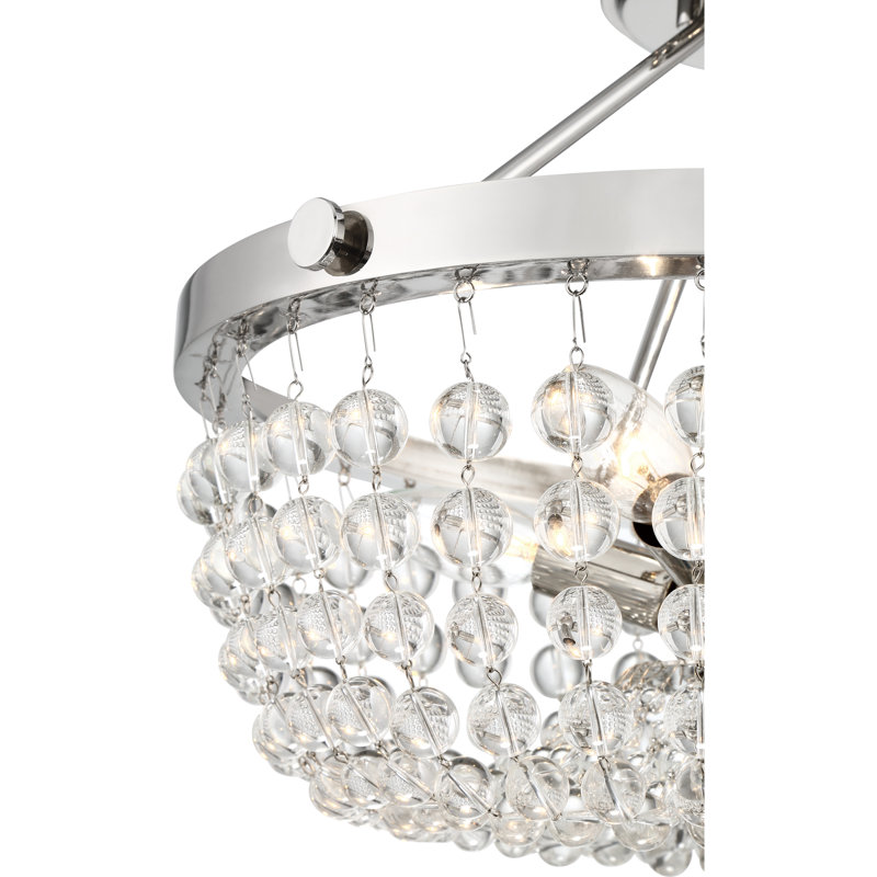 Carstens Glass Semi Flush Mount