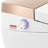 Cosvalve 1.28 Gallons GPF Elongated Chair Height Floor Mounted Bidet Toilet (Seat Included)