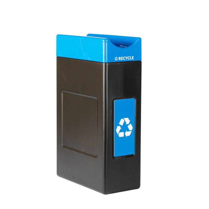 Commercial Zone Avante Recycle Container, Narrow Unit Open Top, Liner Included, 30