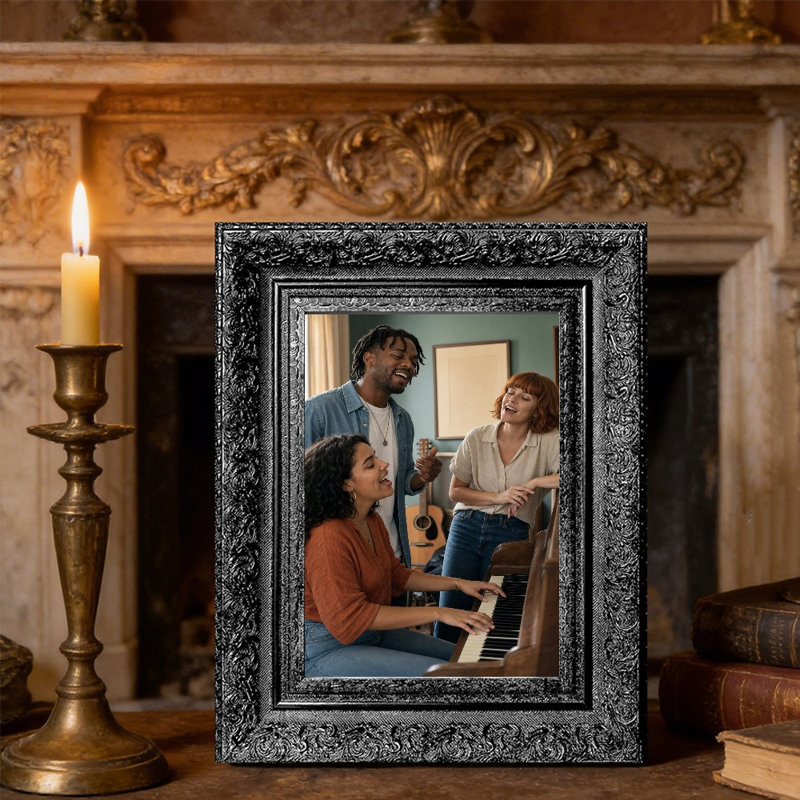 Cadre photo noir sophistiqué 1PC 11 "x 14" 1PC avec orientation portrait ou paysage