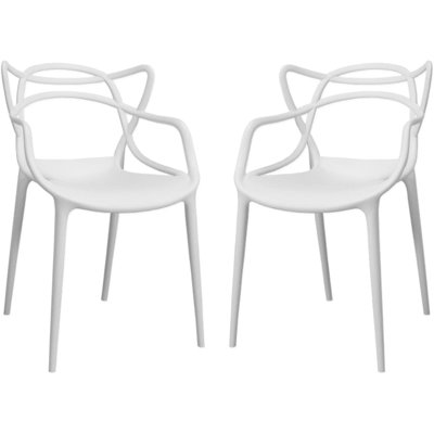 Ensemble de 2 chaises d'appoint Modern