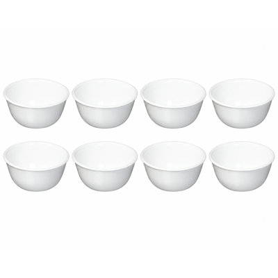 Corelle Winter Frost White 12-ounce Dessert Bowls, 8-pack