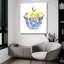 Art mural en verre rouge «Red Elegance Fruit 2» par Mercedes Lopez-1407548190