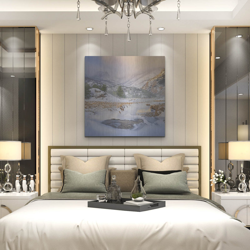 Art mural en métal Millwood Pines, H 36 po x l 36 po