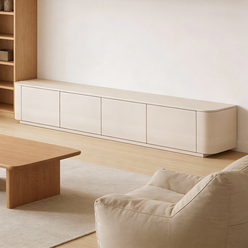 Meuble télé simple et luxueux, H 17,71 po x L 78,74 po x l 15,74 po