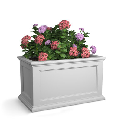Anastasiya 20"x36" Resin Planter with Water Reservoir