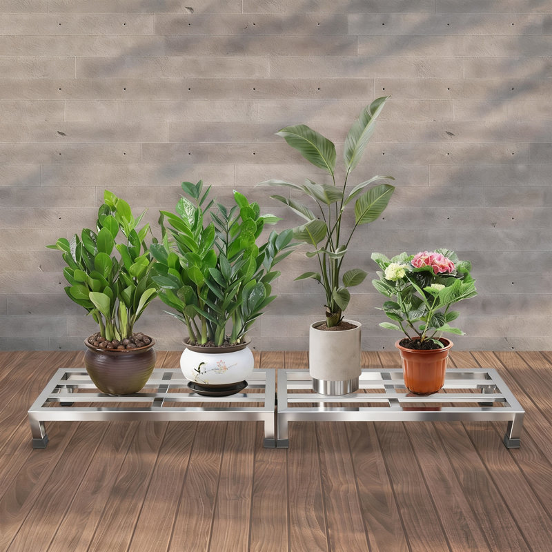 Paquet de 2 râteliers, râtelier en acier inoxydable, râtelier commercial