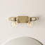 Eveline 2 Light Transparent Dimmable Vanity Light-863452986