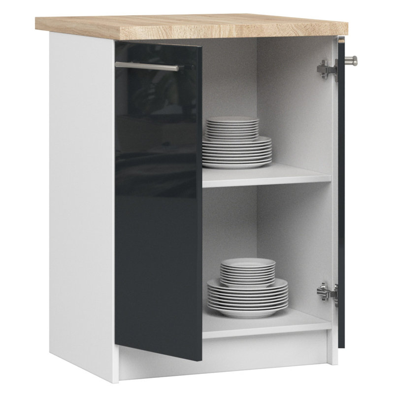 Oliwia Kitchen Base Unit, 85cm H x 60cm W x 46cm D