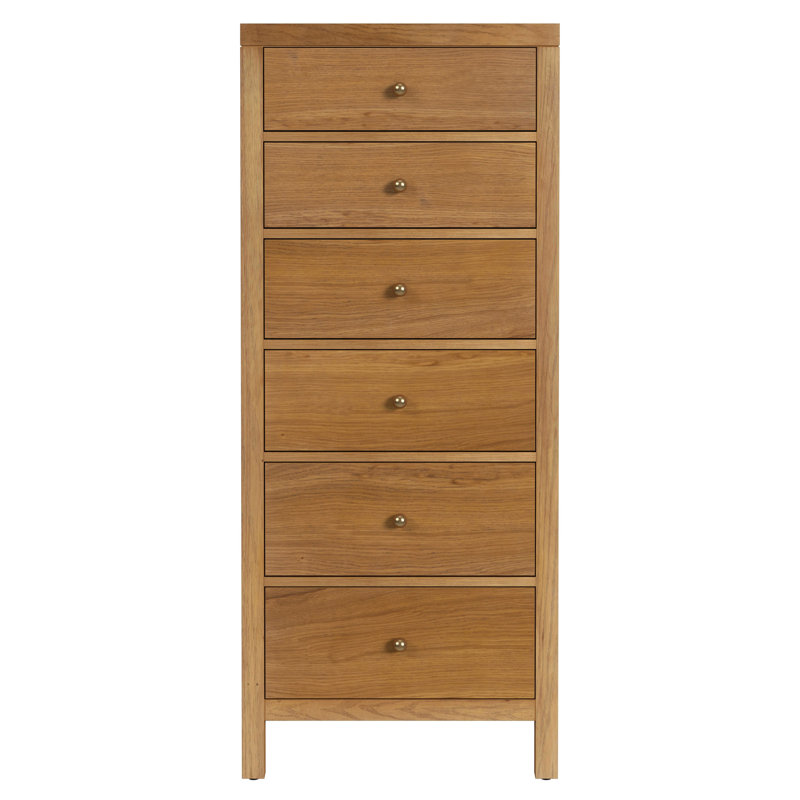 Celine 6-Drawer Lingerie Chest, Natural