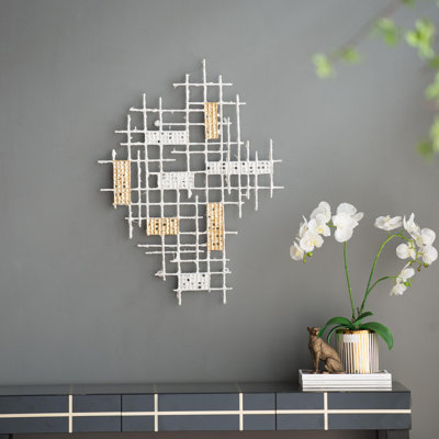 31.7x1.6x23.6" Wall Decor