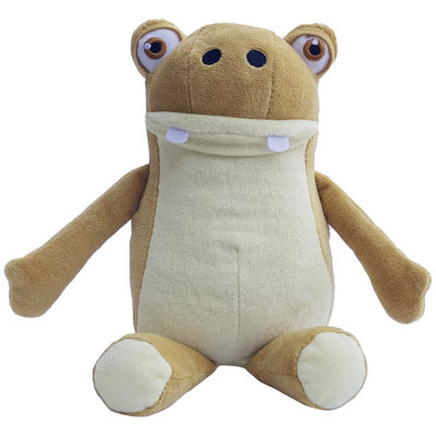 Gigantosaure: peluches douces de dinosaures de 10 po - mazu - dino brun clair et vert, peluche à texture douce, personnage de série télé, tout-petits et enfants de 1 an et plus