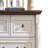 Farmhouse Style 5 Drawer Dresser Chest With Base Wooden Rustic Chest Of Drawers, Storage Dresser Organizer