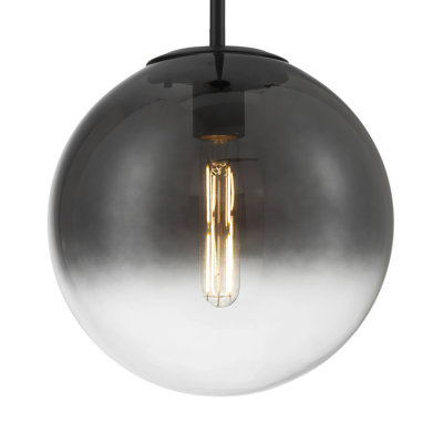 Dimmable Glass Globe Single Light Pendant