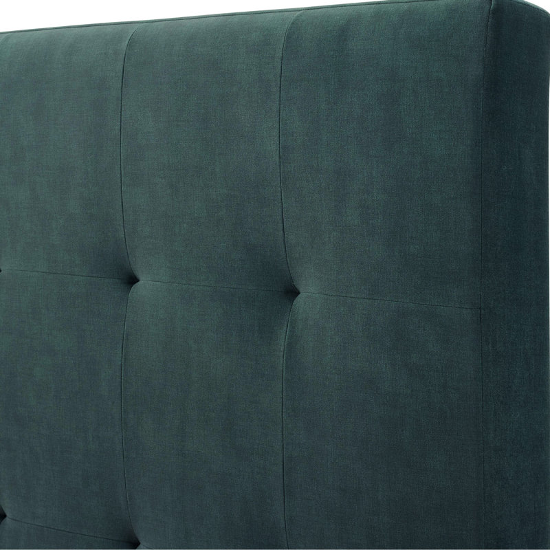 Grand lit rembourré Modern Velvet
