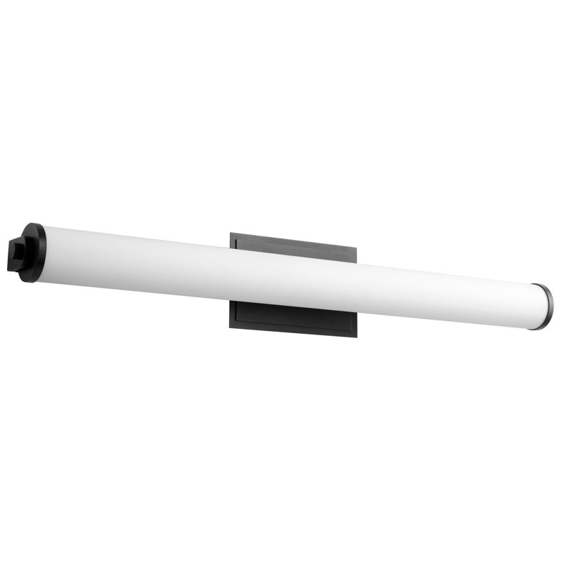 Barre d'éclairage de salle de bain 2 lumières DEL à intensité variable Garruto, Noir