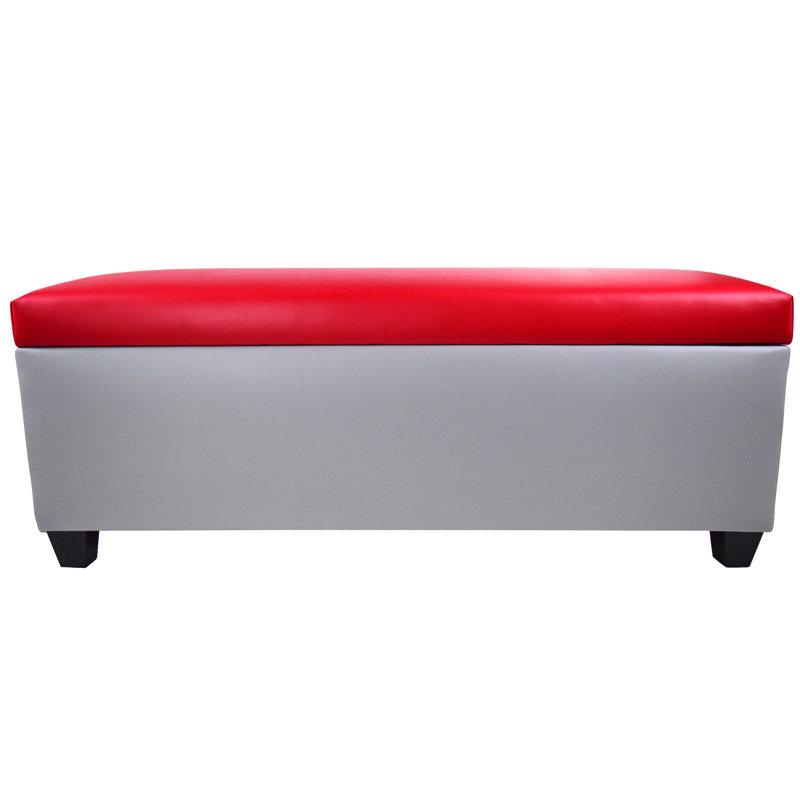 Kenley 36 Pair Shoe Storage Bench, Light Gray/White