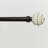 Metal Adjustable 1" Single Curtain Rod-59079008-59079013