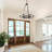 6-light Farmhouse Wagon Wheel Chandelier
