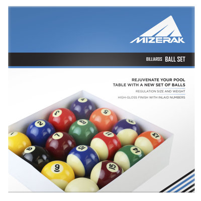 Gameroom Deluxe Billiard Ball Set