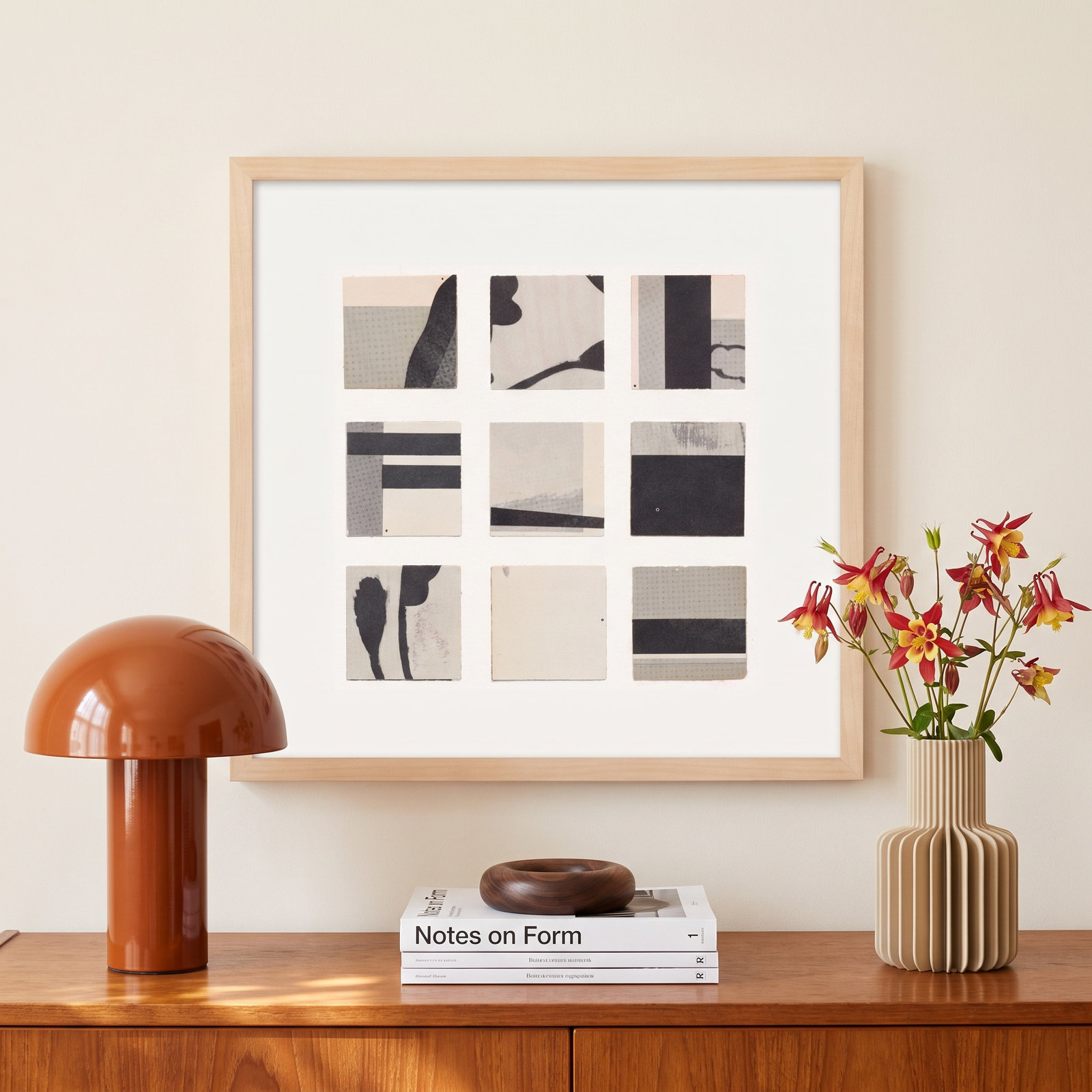 Lise "Pinpoint" Print, Maple, 16" H x 16" W x 1.25" D
