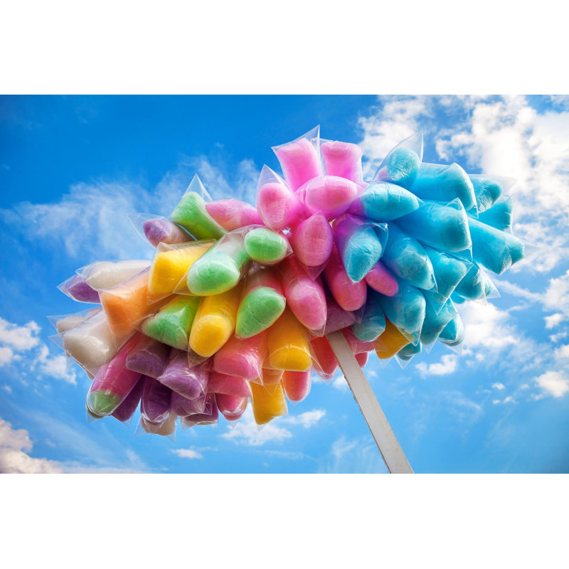 Cotton Candy Cloud - Picture Frame Photograph on Paper, 28.5" H x 40" W, Black Framed