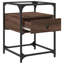 Ahlerich 40cm W Steel Bedside Table-1993902758