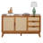 Ailia 58" 3 Drawer Sideboard Fully Assembled-1129374788