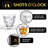 Premium Scotch Elegant Whiskey Glasses 10oz