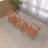 Ensemble de conversation 3 pièces en PP, 2 chaises avec table, meubles polyvalents pour l'intérieur et l'extérieur-958647918